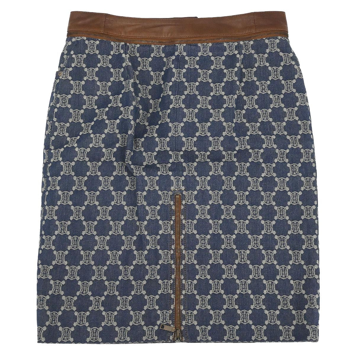 Celine Skirt Macadam Denim Blue #40 - Image 2