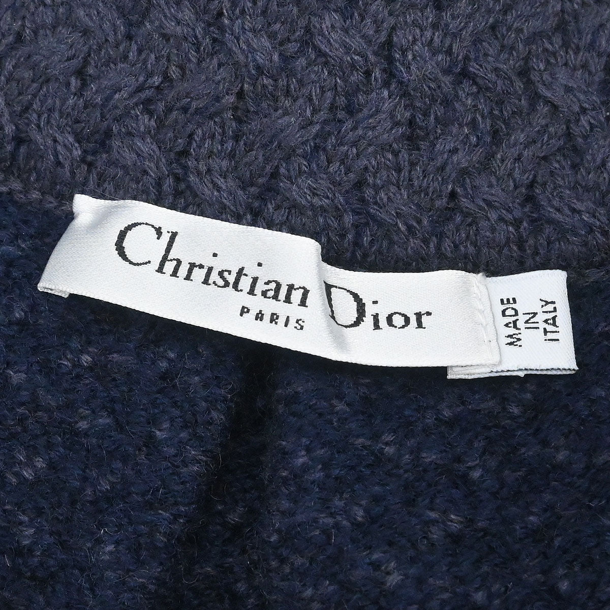 Christian Dior 2002 Setup Suit Cardigan Skirt Navy #38 #36 - Image 10