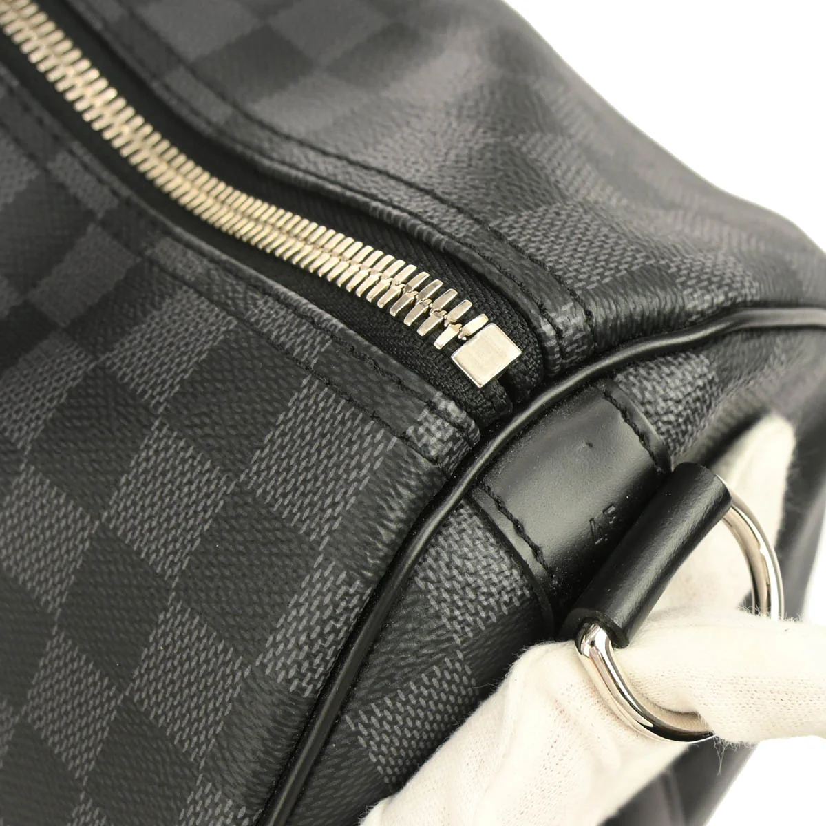 Louis Vuitton Damier Graphite Keepall Bandouliere 45 Duffle Bag N41418 - Image 5