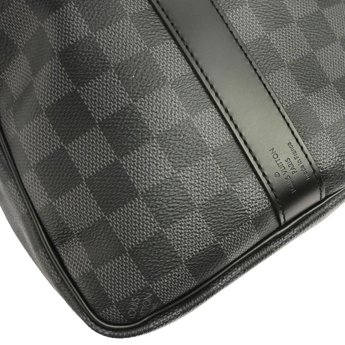 Louis Vuitton Damier Graphite Keepall Bandouliere 45 Duffle Bag N41418 - Image 6