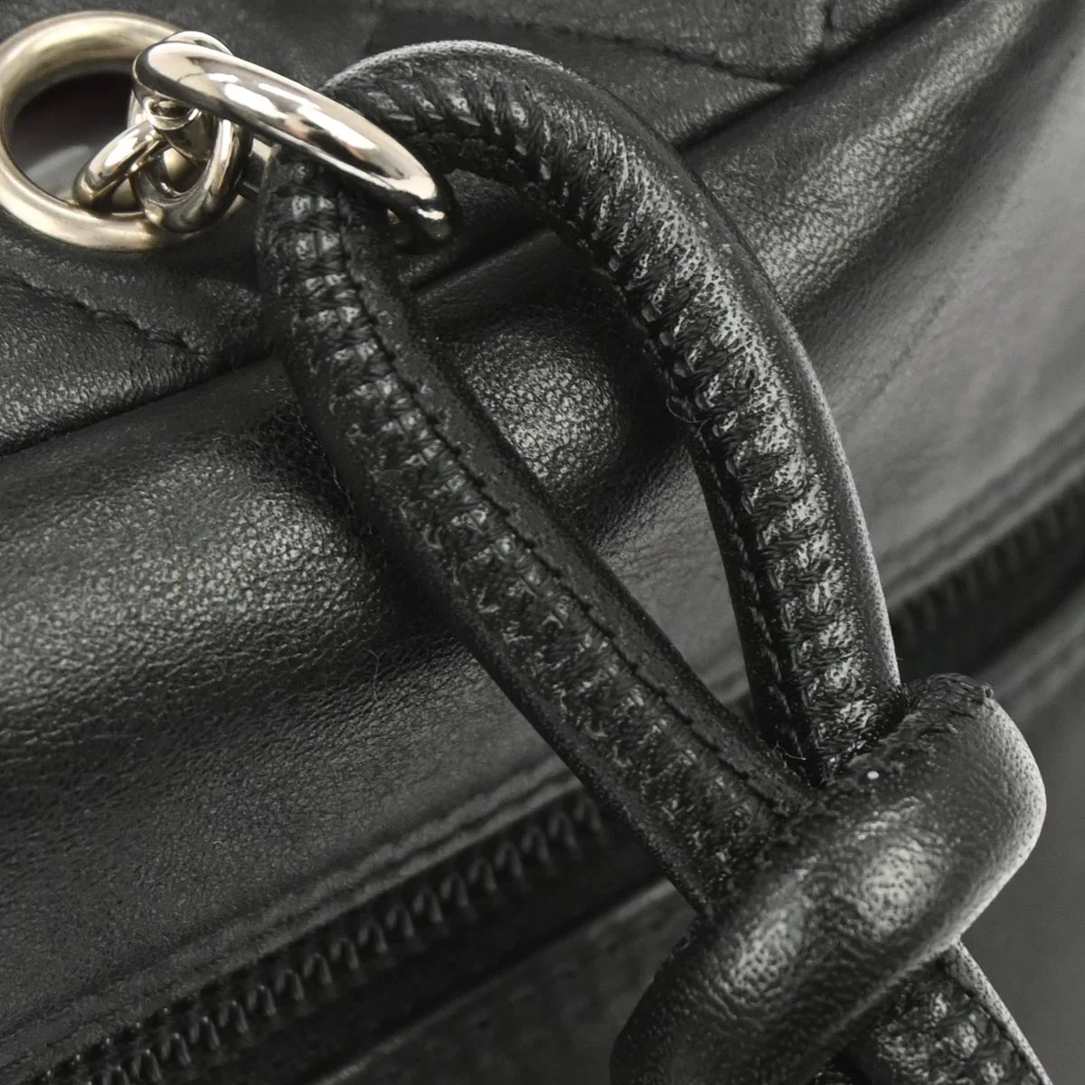 Chanel Black Calfskin Cambon Ligne Handbag - Image 3