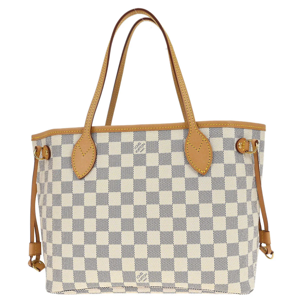 Louis Vuitton 2015 Damier Azur Neverfull NM PM Tote Handbag N41362 - Image 2