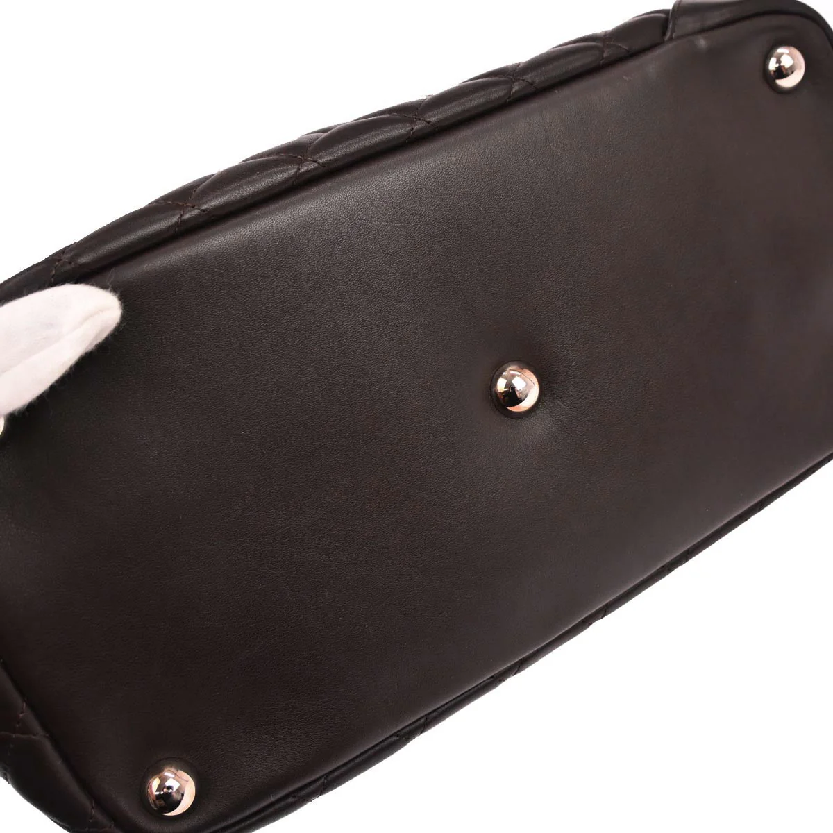 Chanel Brown Calfskin Cambon Ligne Tote Handbag - Image 4