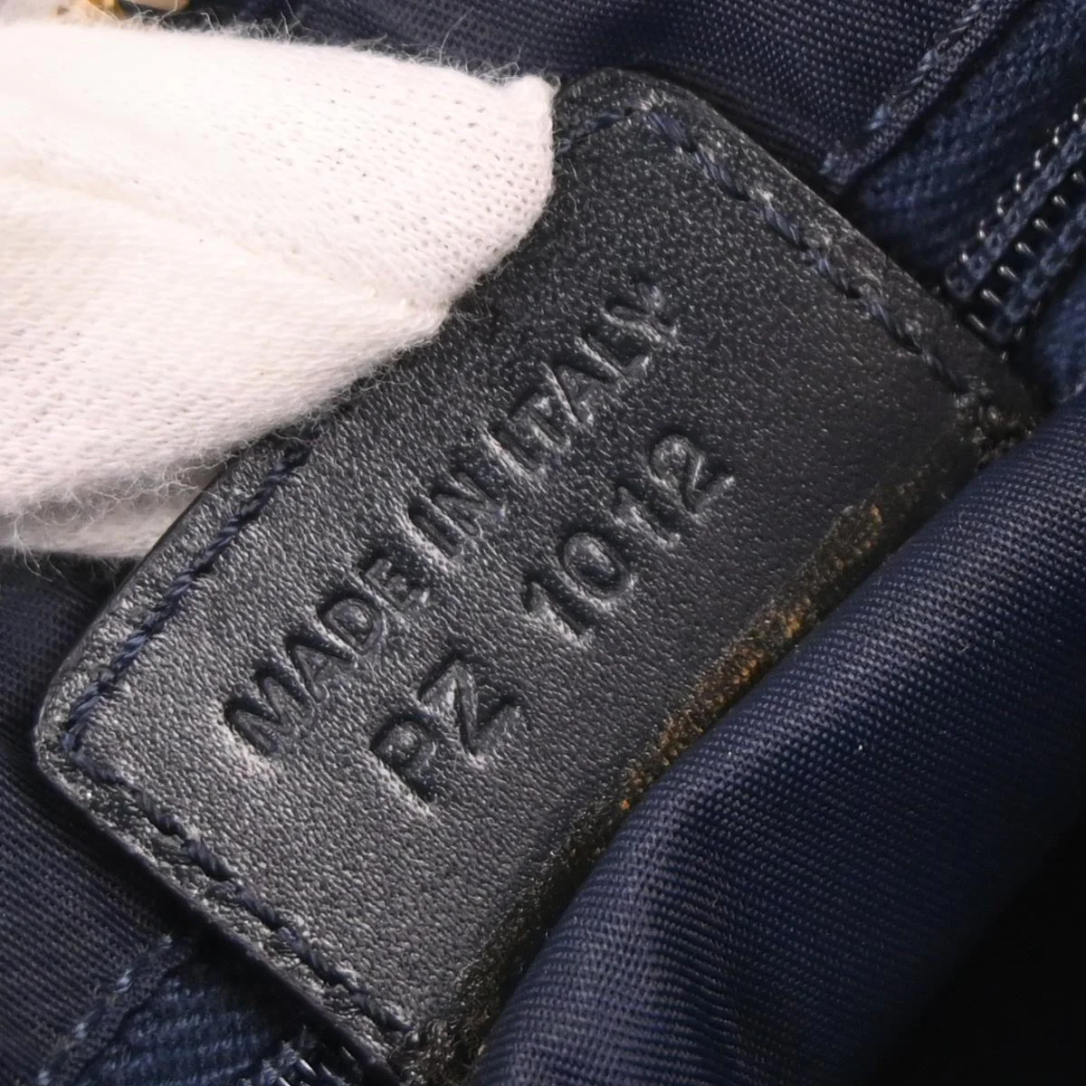 Christian Dior Navy Trotter Handbag - Image 11