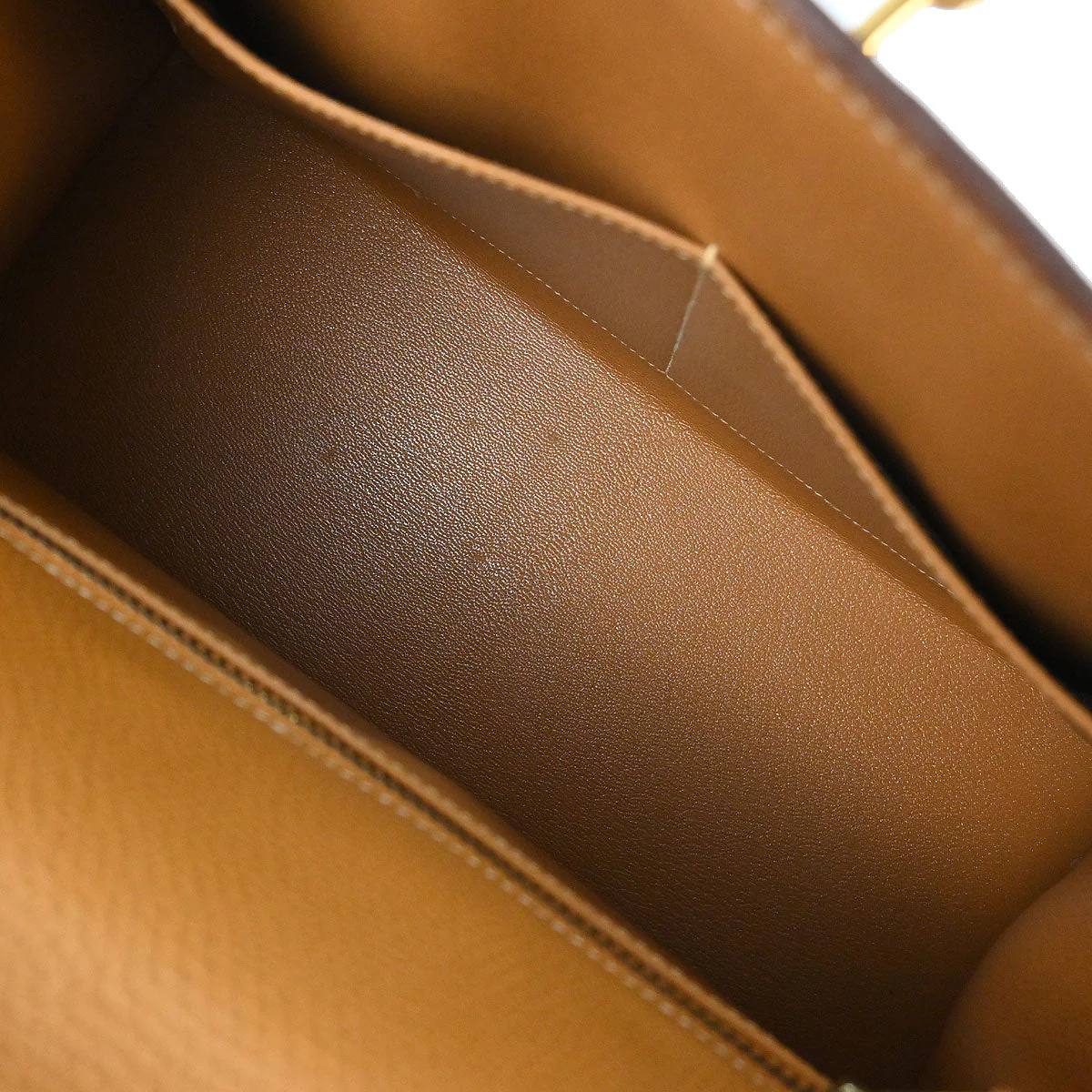 Hermes Natural Courchevel Kelly 28 Sellier 2way Shoulder Handbag - Image 10