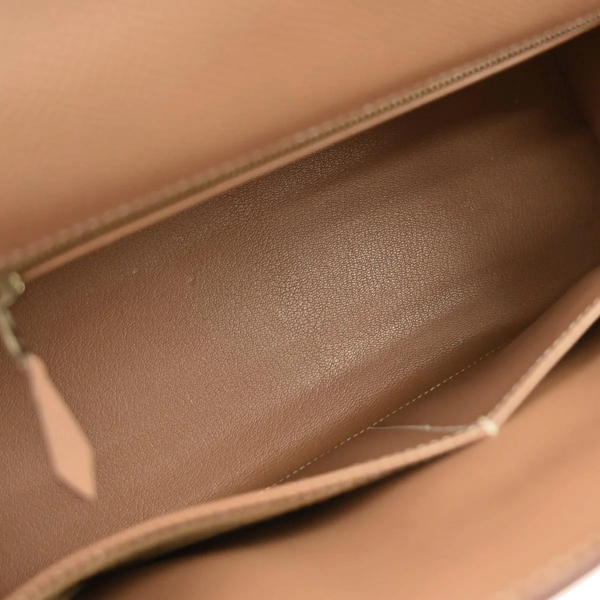 Hermes Natural Courchevel Kelly 32 Sellier 2way Shoulder Handbag - Image 8