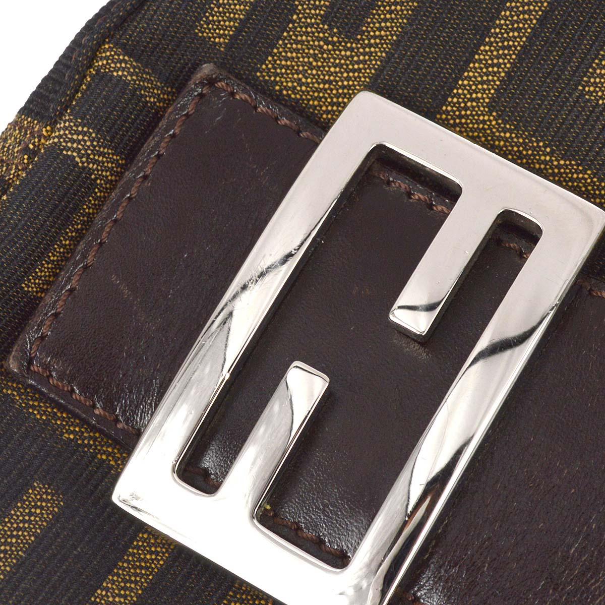 Fendi Brown Zucca Micro Handbag - Image 7