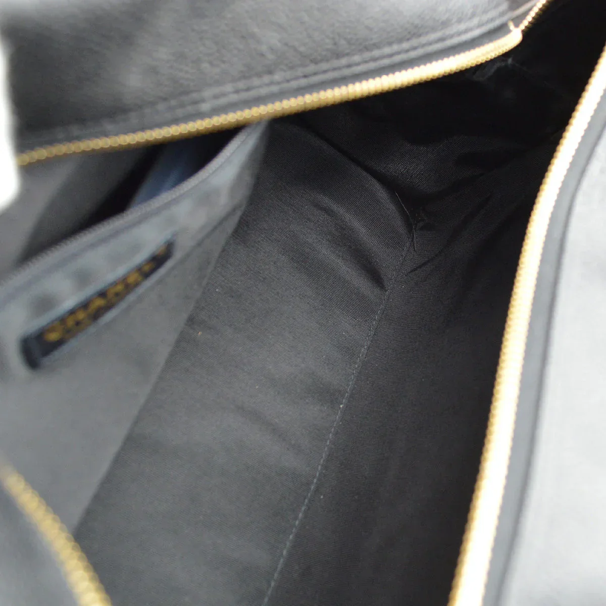 Chanel 2003-2004 Black Caviar Bowling Bag 37 - Image 8
