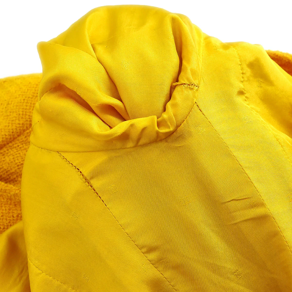 Chanel Double Breasted Collarless Jacket Yellow 17 #38 - Image 8