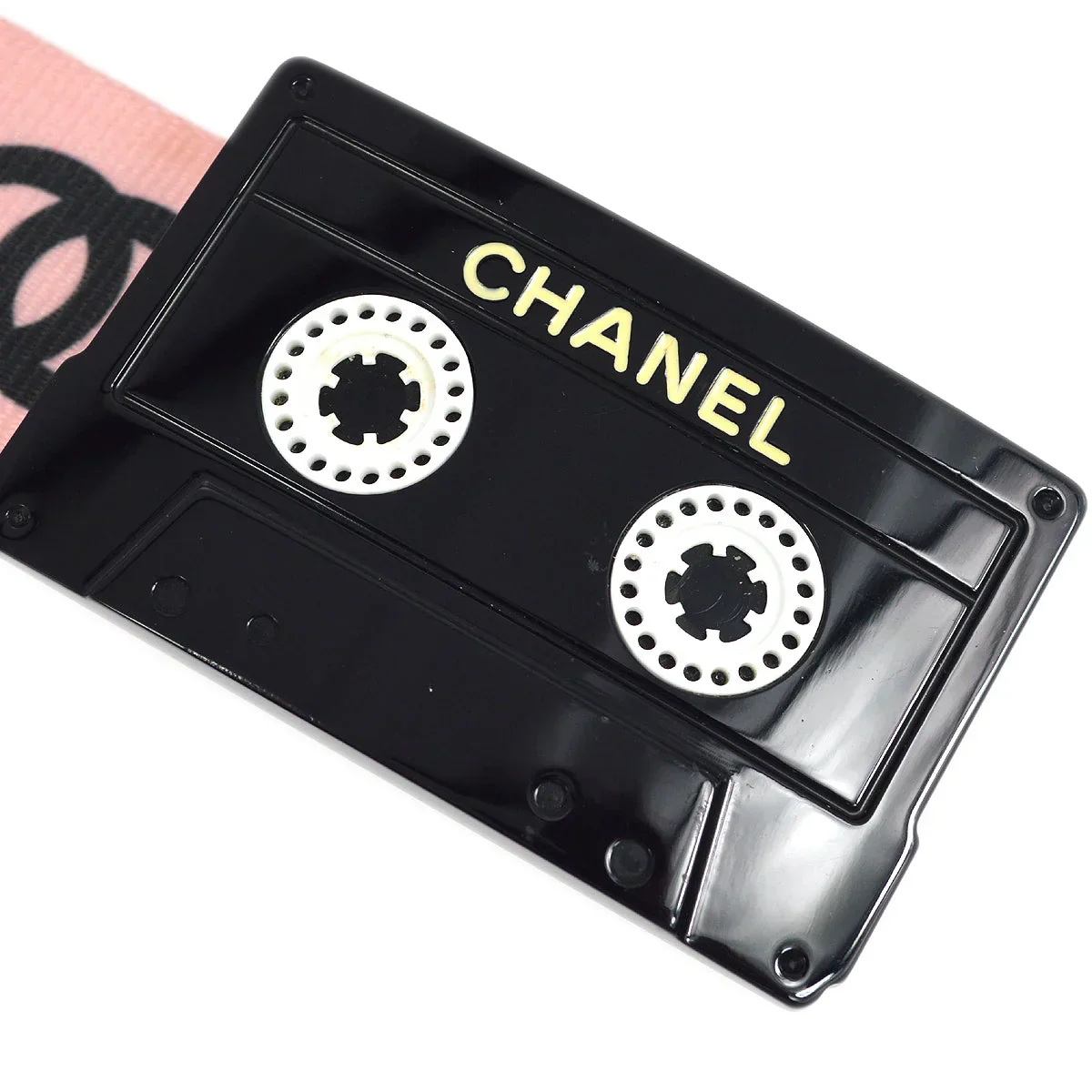Chanel Cassette Tape Belt Pink 04P #75/30 - Image 4