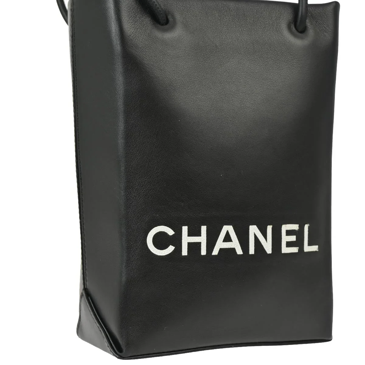 Chanel 2008-2009 Black Calfskin Essential Tote Bag - Image 3
