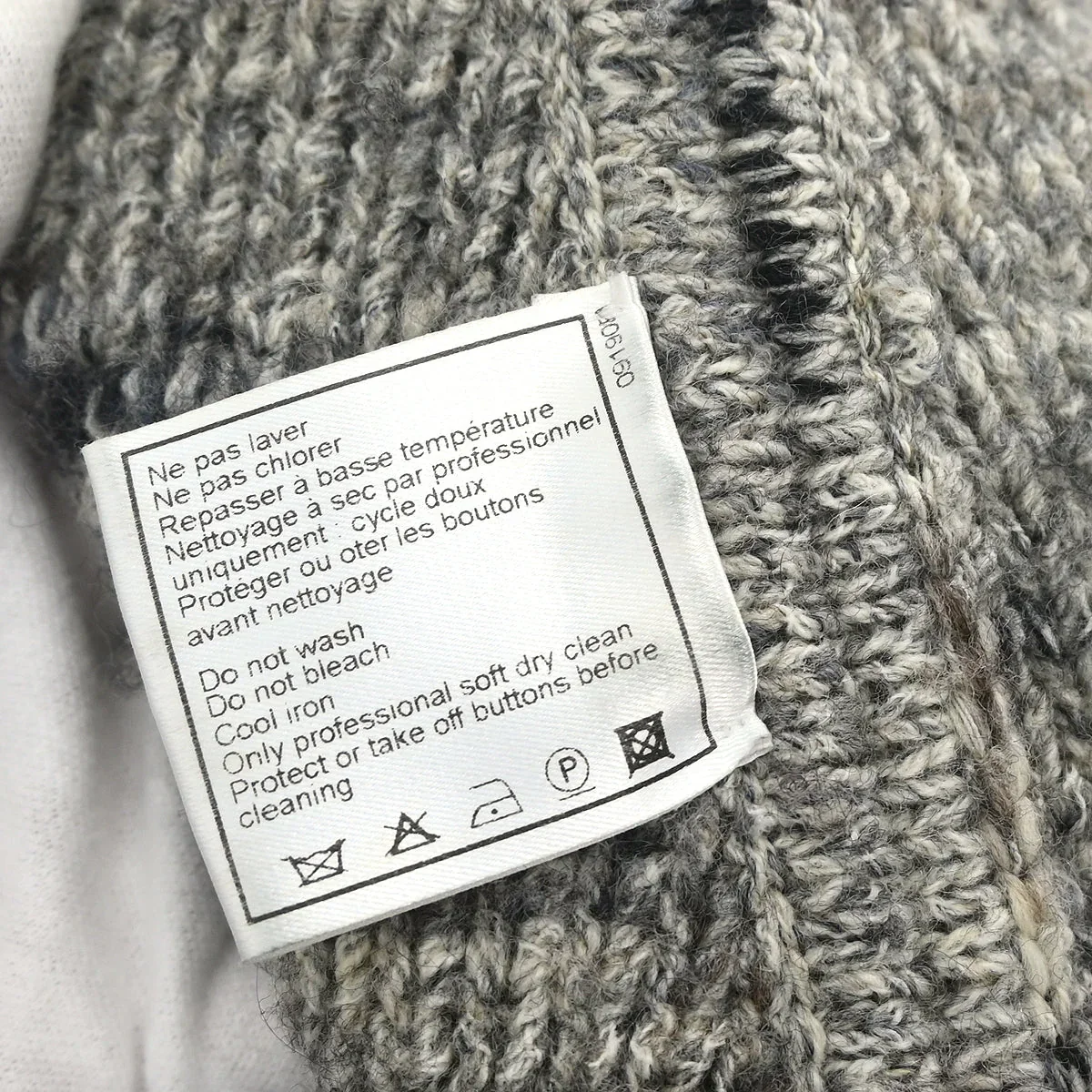 Chanel 1999 Collarless Jacket Gray #42 - Image 10