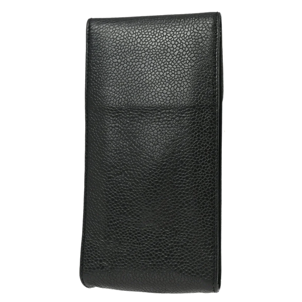 Chanel 1994-1996 Black Caviar Timeless Sunglasses Case Small Good - Image 2