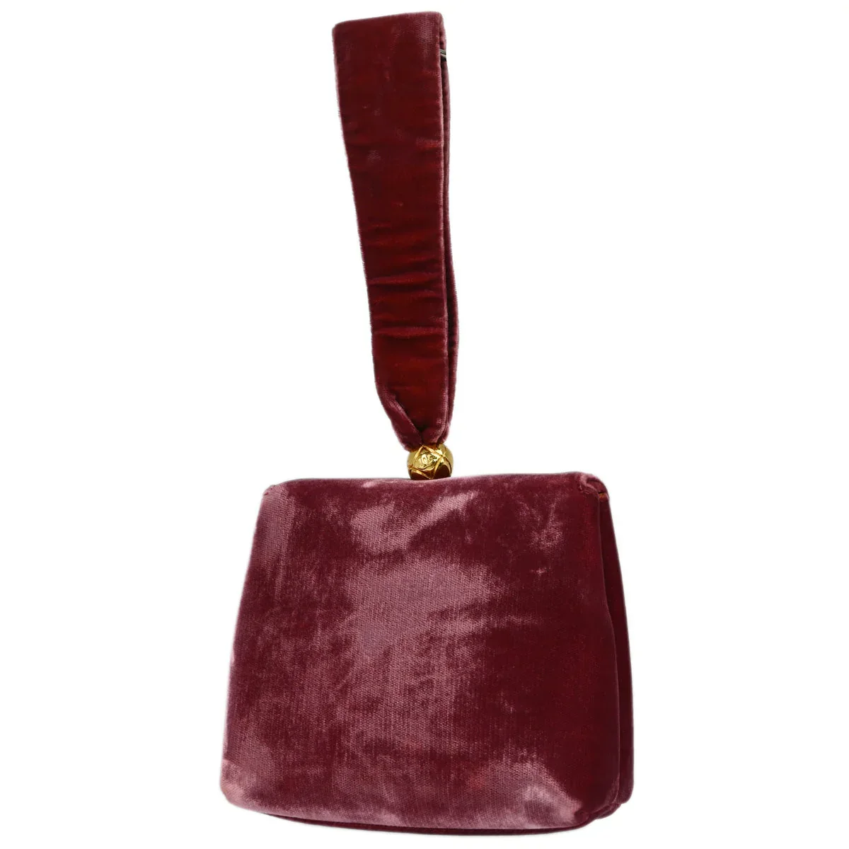 Chanel 1994-1996 Purple Velvet Handbag - Image 2