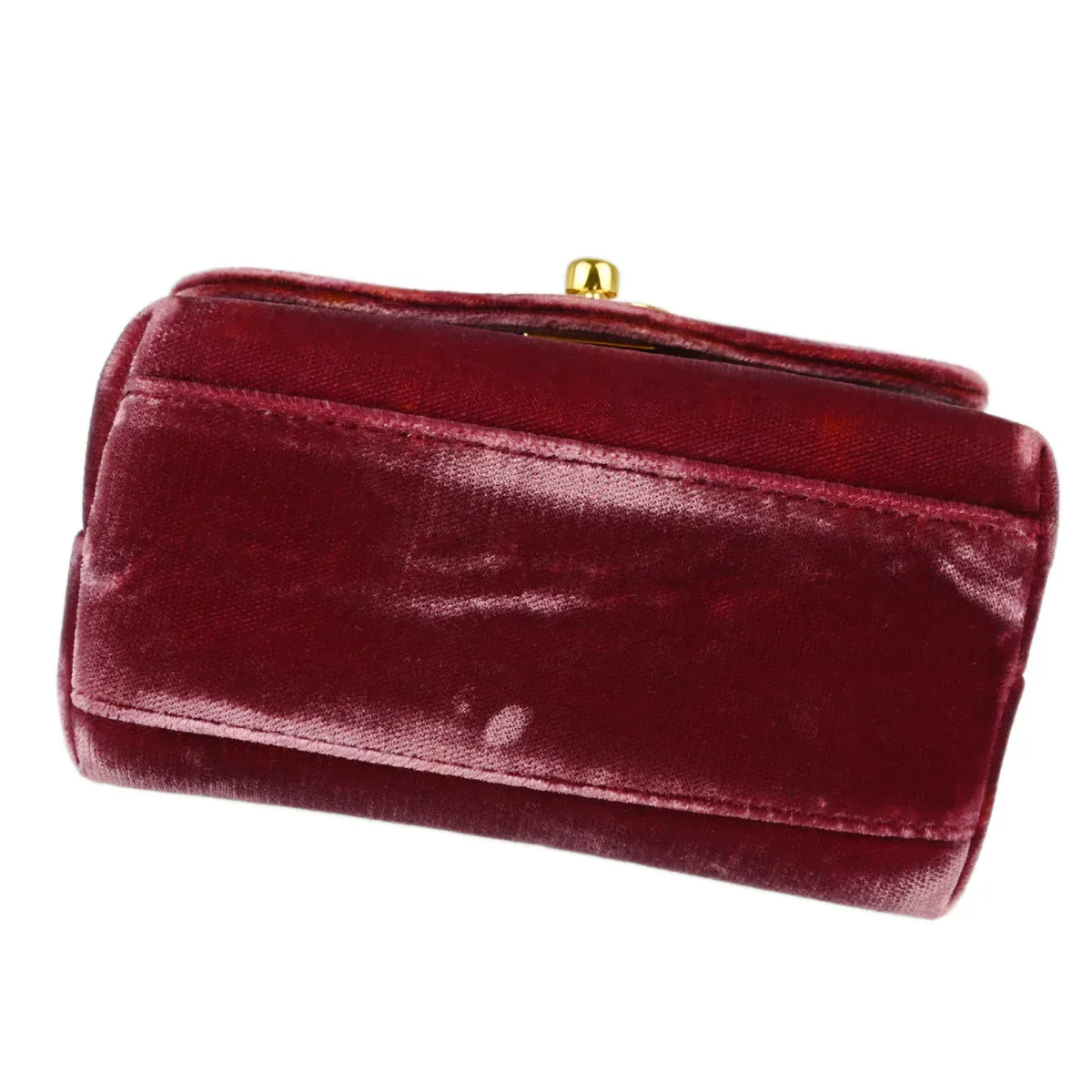 Chanel 1994-1996 Purple Velvet Handbag - Image 4