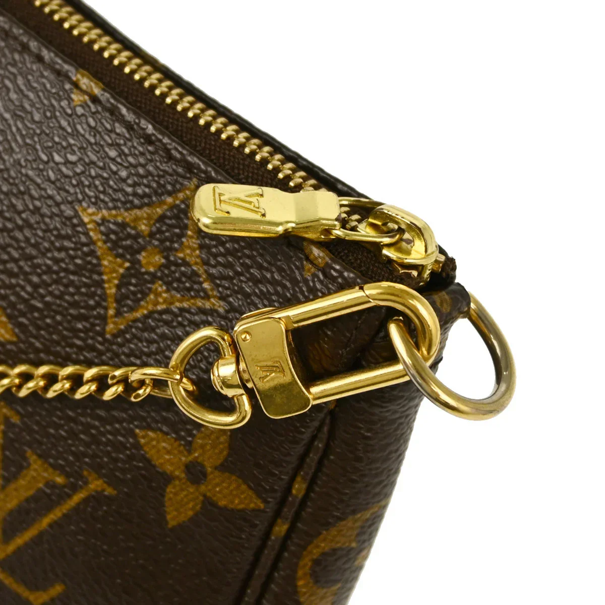 Louis Vuitton 2007 Monogram Mini Pochette Accessoires Handbag M60153 - Image 5
