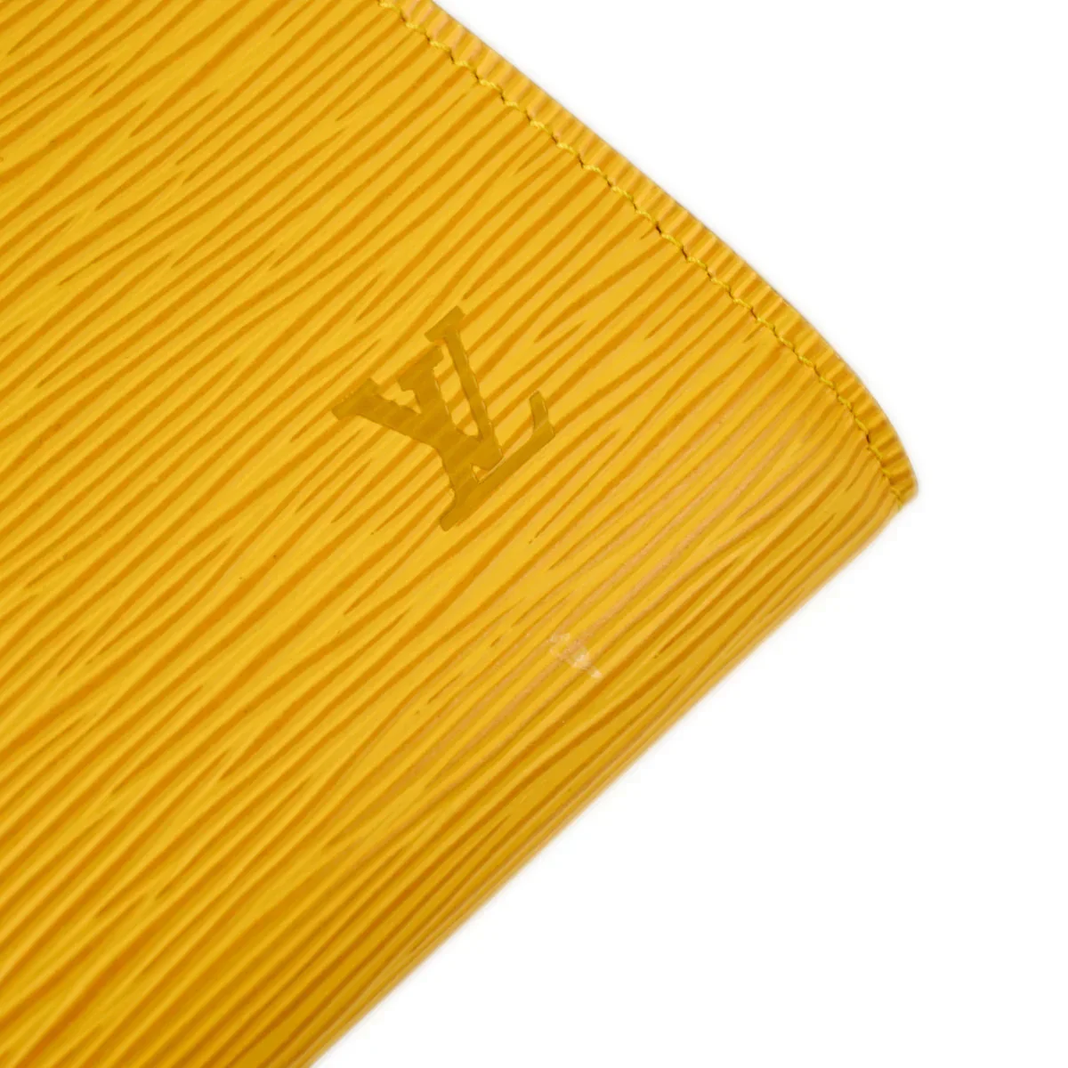 Louis Vuitton 2002 Yellow Epi Pochette Accessoires 21 Handbag M52959 - Image 3