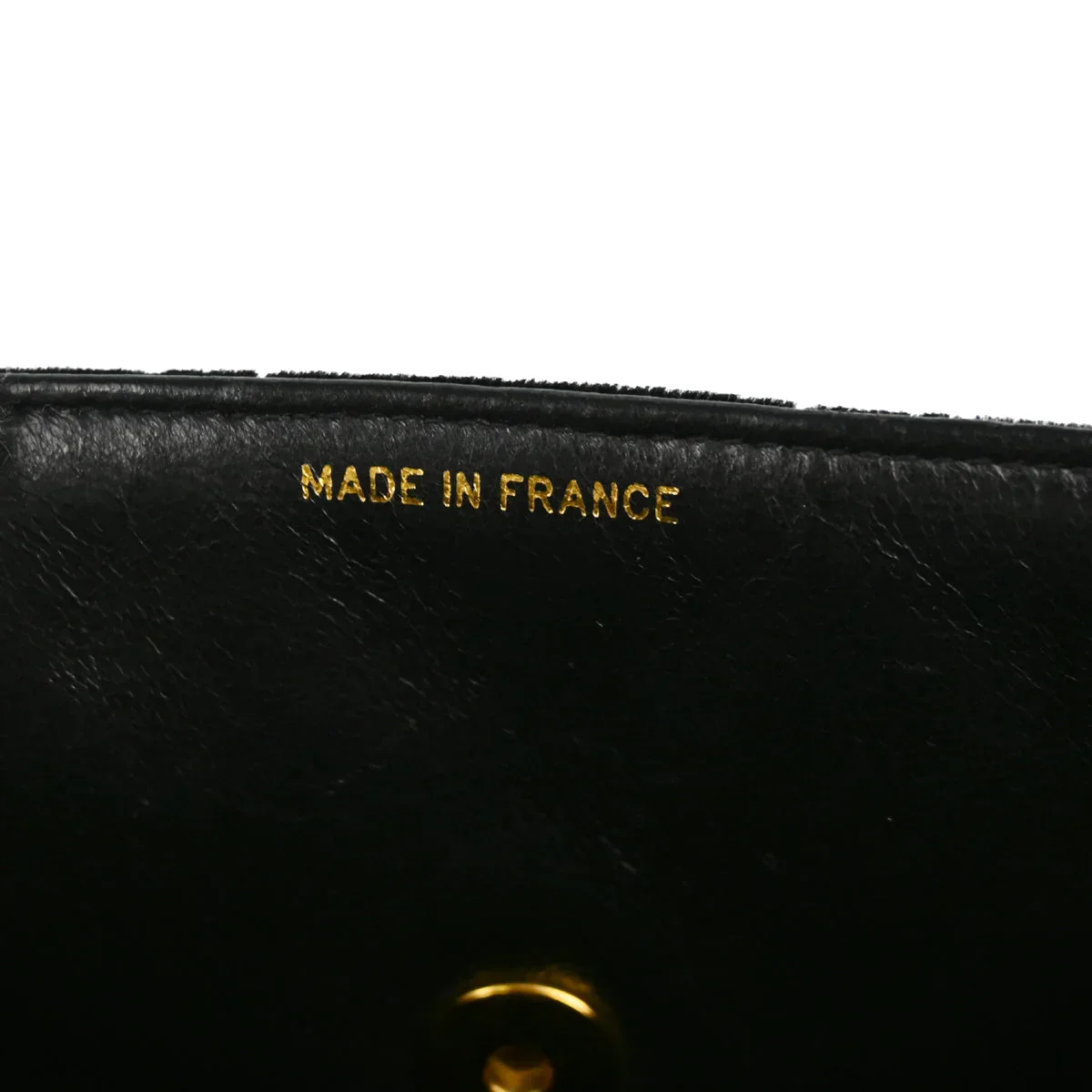 Chanel 1994-1996 Black Velvet Handbag - Image 10