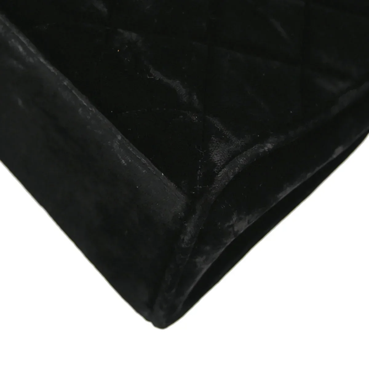 Chanel 1994-1996 Black Velvet Handbag - Image 4