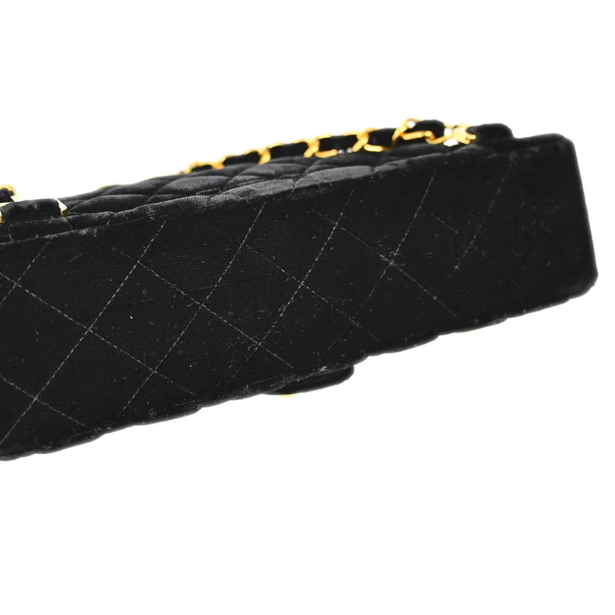 Chanel 1994-1996 Black Velvet Backpack - Image 3