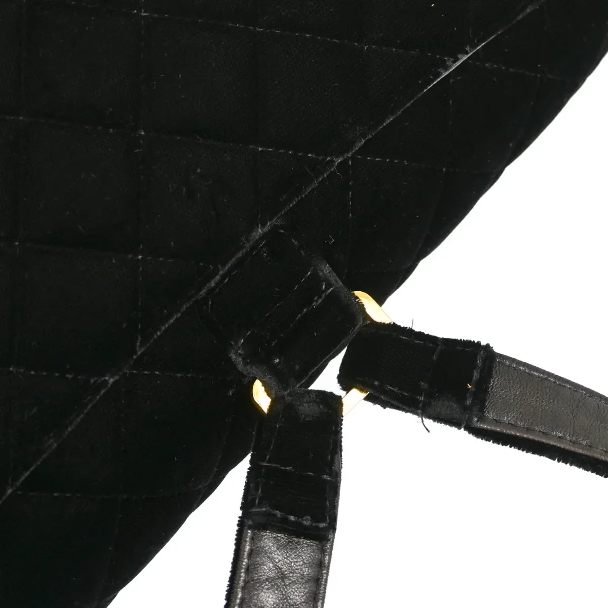 Chanel 1994-1996 Black Velvet Backpack - Image 6
