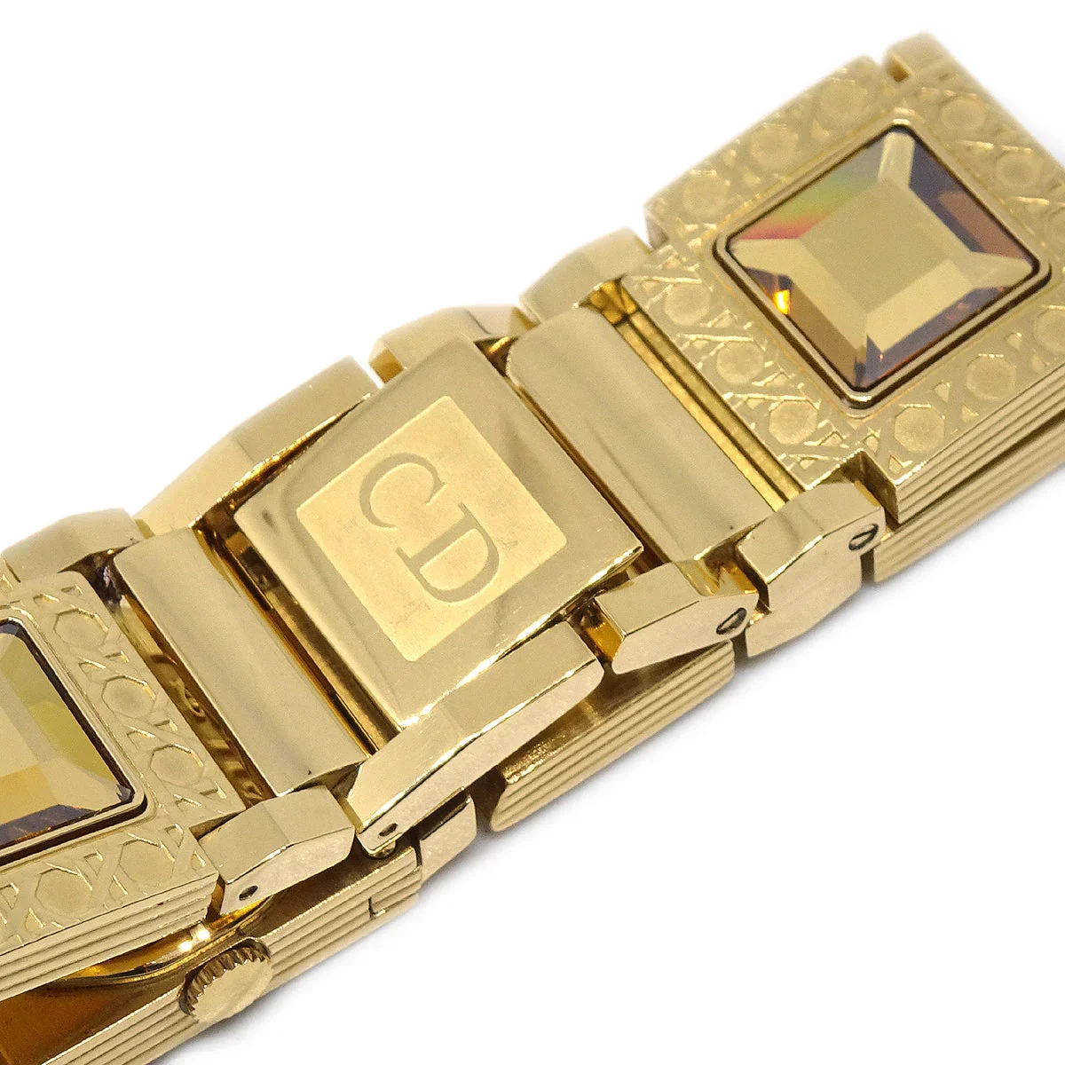 Christian Dior D60-159 La Parisienne Quartz Watch Gold - Image 5