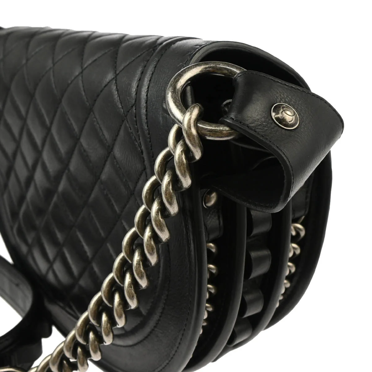 Chanel 2014 Black Caviar Pony Hair Paris-Dallas Shoulder Bag - Image 5