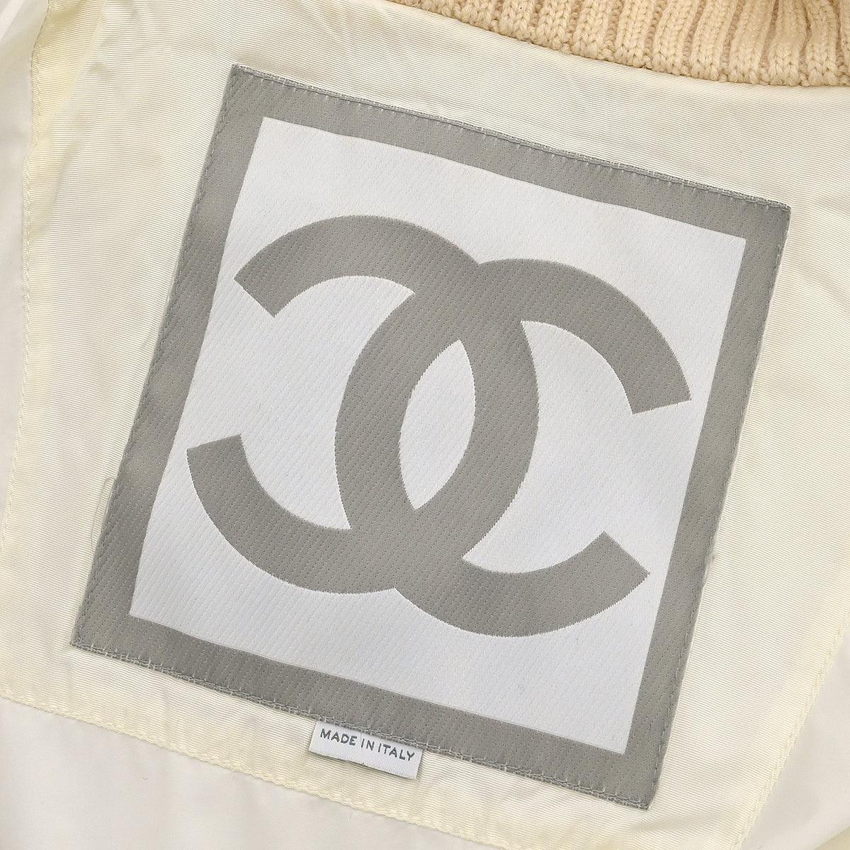 Chanel 2000 Sport Line Zip Up Jacket White #40 - Image 11