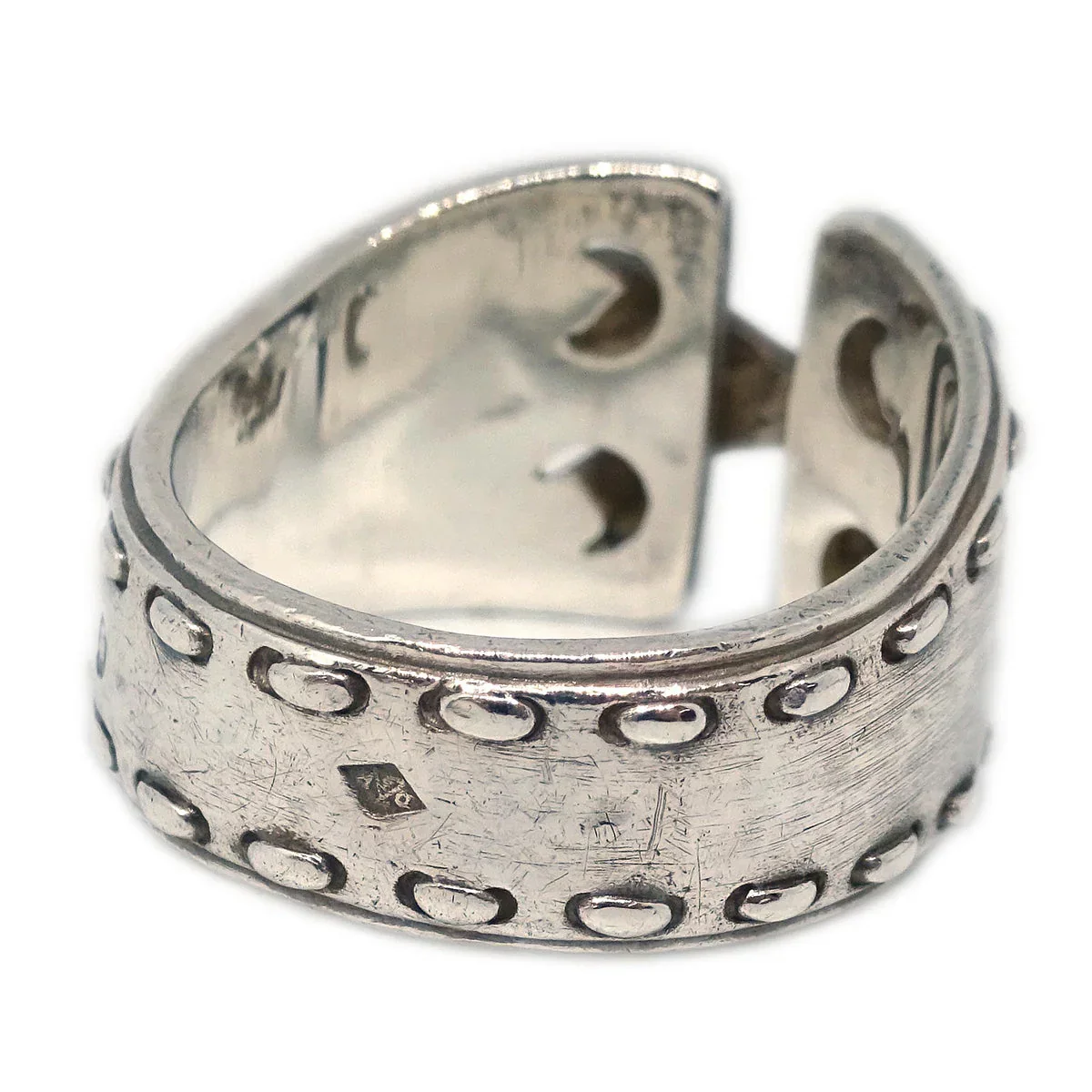 Hermes Ring Silver SV925 #50 #48 #8 - Image 2