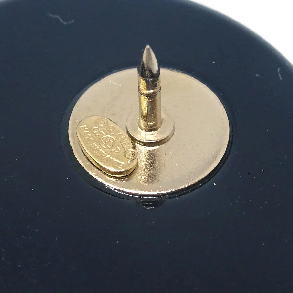 Chanel 3set Brooch Pin Rhinestone Black Gold 07P - Image 3