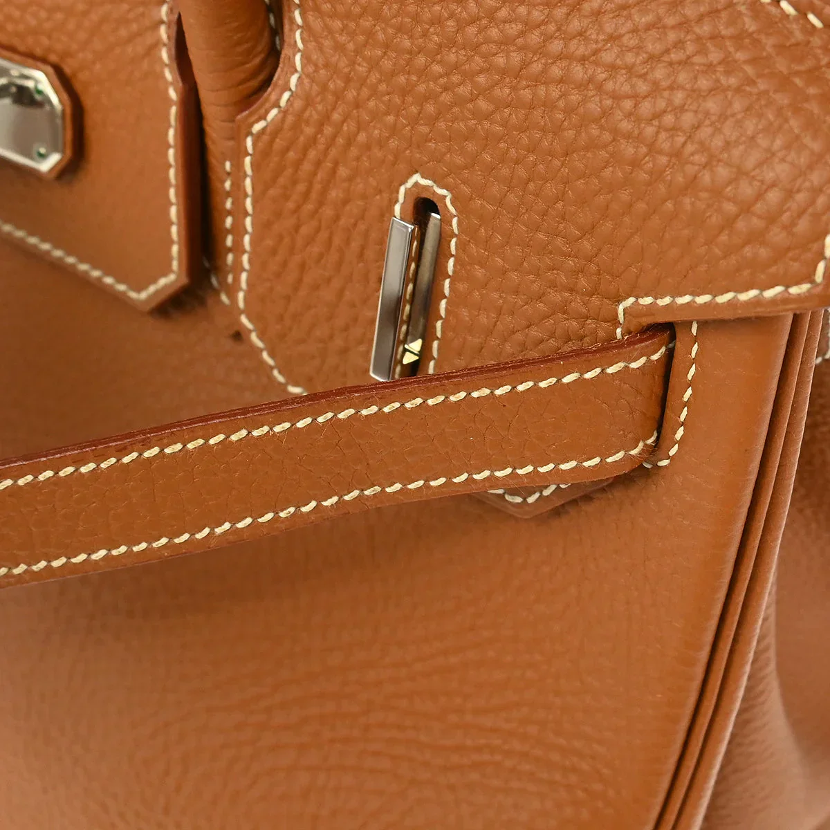 Hermes 2004 Gold Togo Birkin 30 Handbag - Image 7