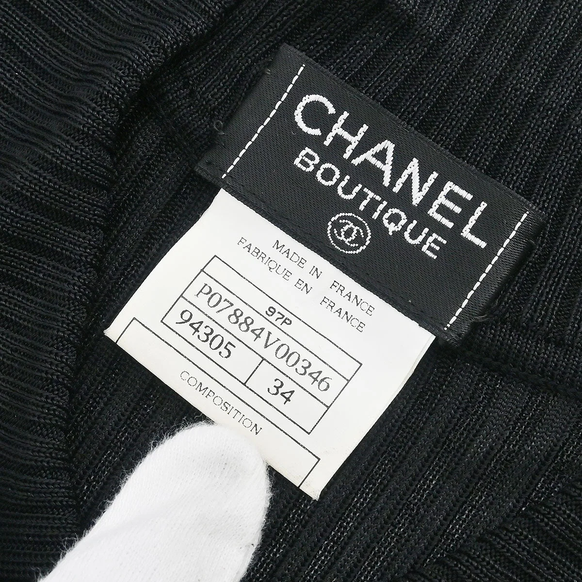 Chanel Sleeveless Tank Top Black #34 - Image 8