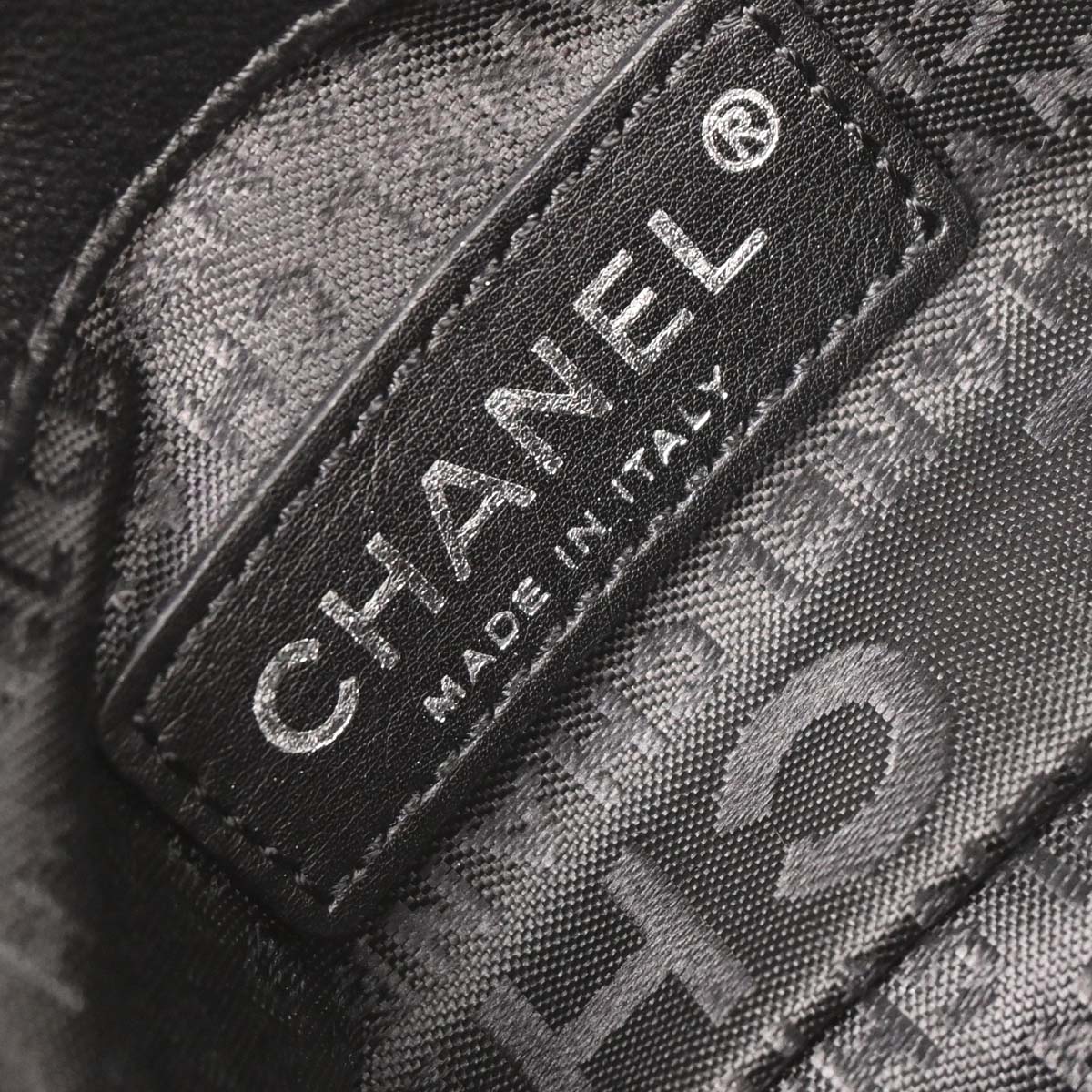 Chanel Black Satin Choco Bar Lipstick Shoulder Bag - Image 8