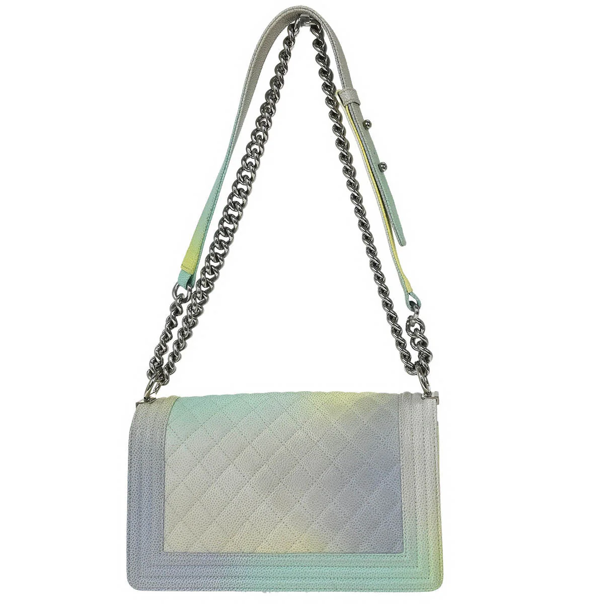 Boy Chanel 2018 Pastel Color Caviar Medium Shoulder Bag - Image 2