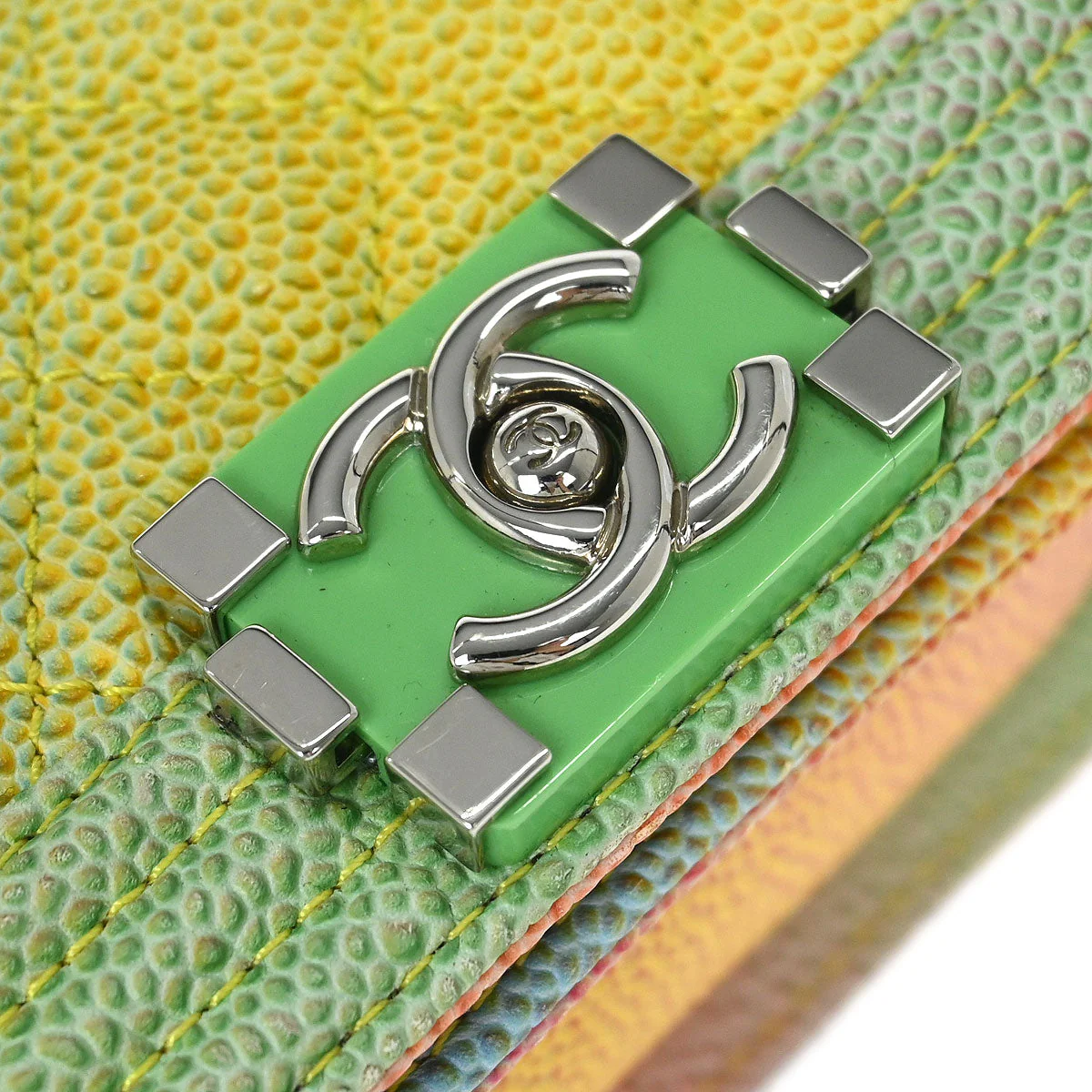 Boy Chanel 2017 Pastel Color Caviar Mini Shoulder Bag - Image 4
