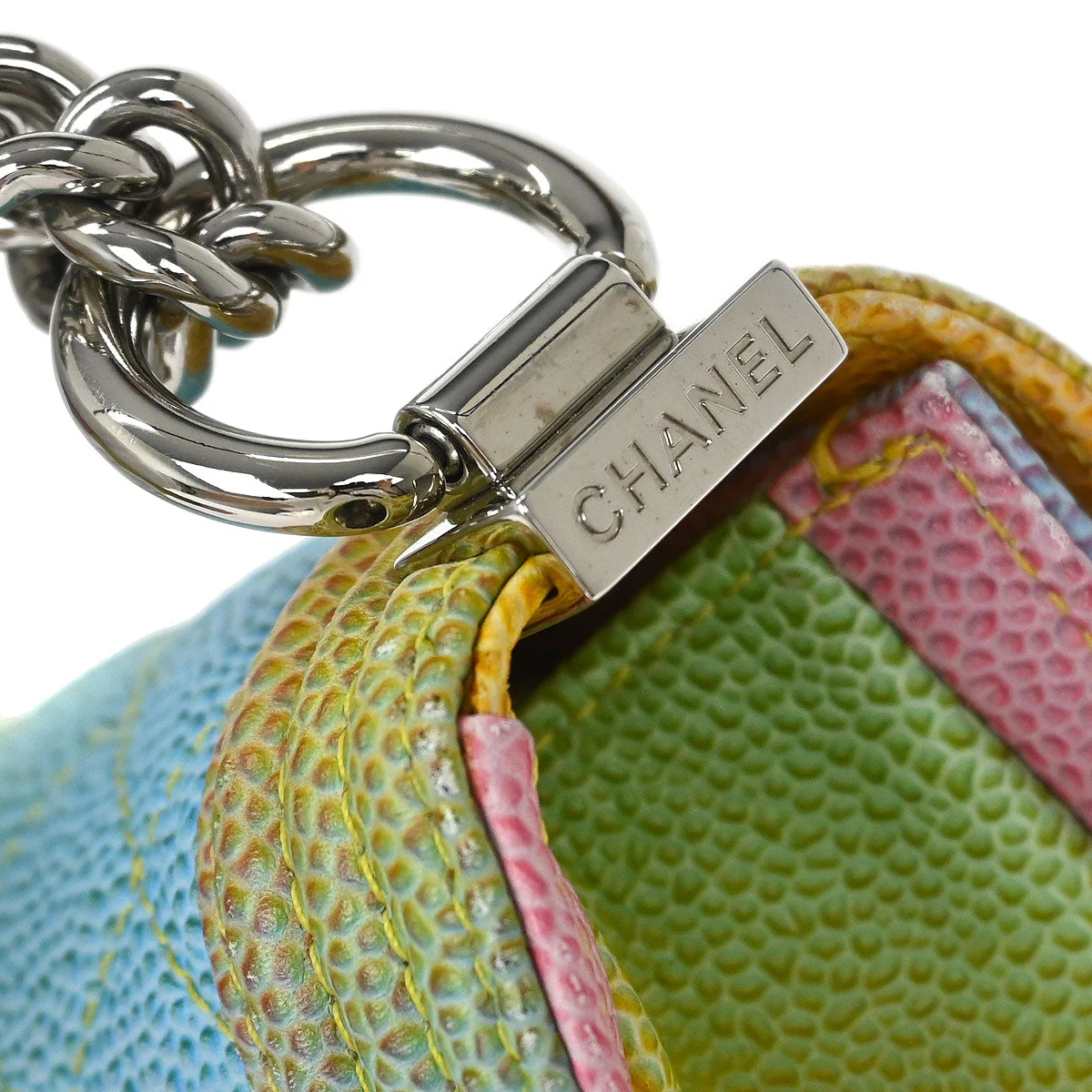 Boy Chanel 2017 Pastel Color Caviar Mini Shoulder Bag - Image 5