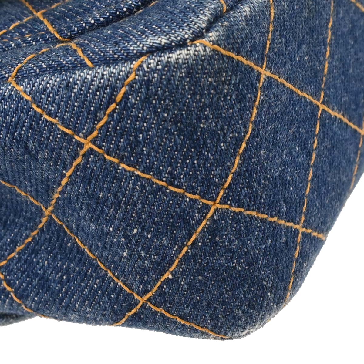 Chanel 1996-1997 Denim Blue Backpack - Image 4