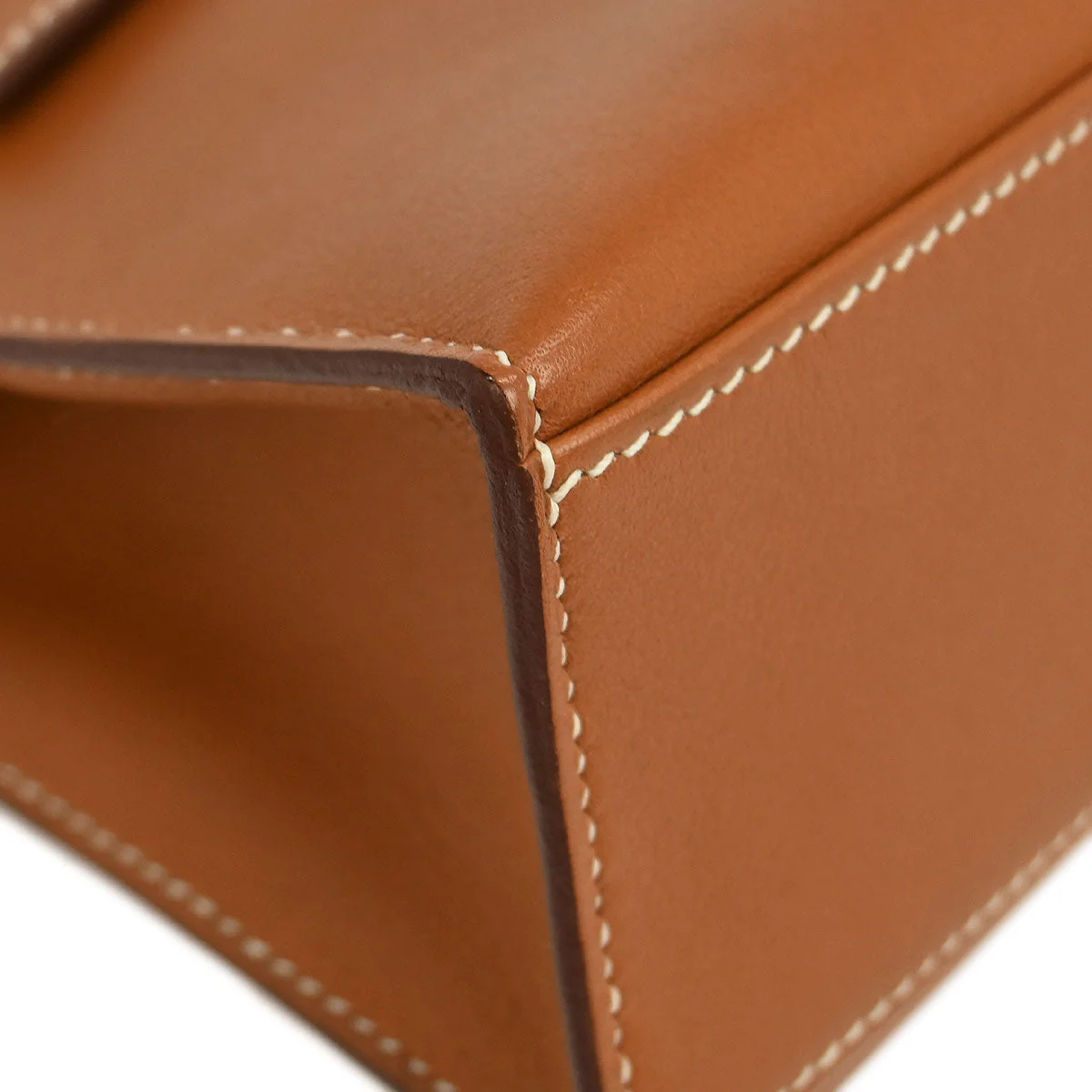 Hermes Gold Veau Swift Kelly Pochette Handbag - Image 3