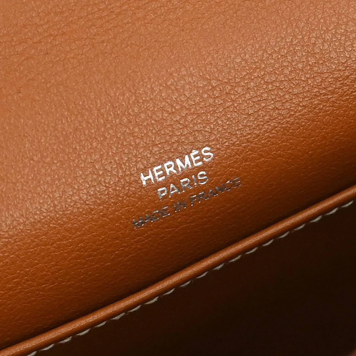Hermes Gold Veau Swift Kelly Pochette Handbag - Image 9