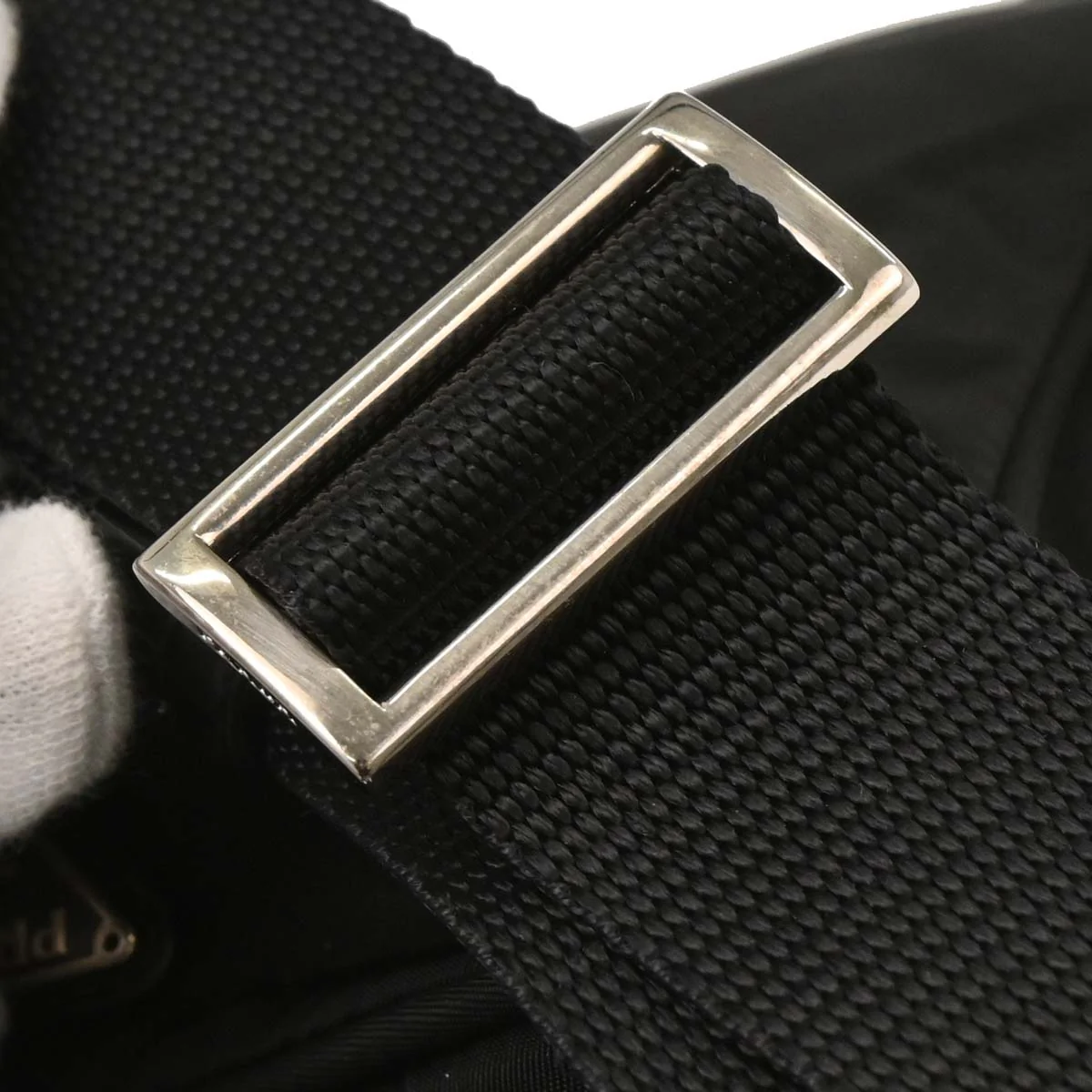 Prada Black Nylon Shoulder Bag - Image 5