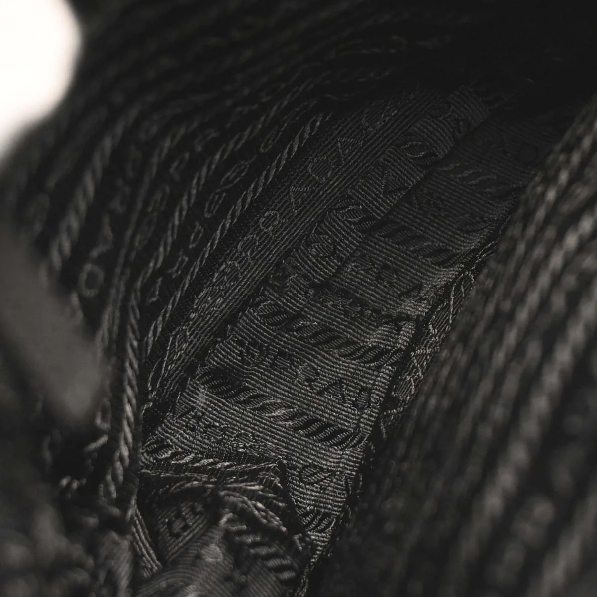 Prada Black Nylon Shoulder Bag - Image 7
