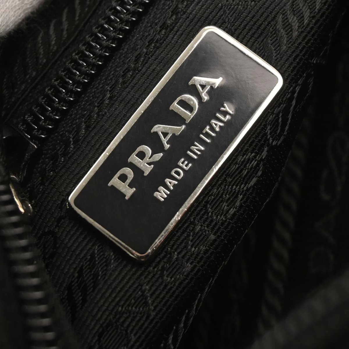 Prada Black Nylon Shoulder Bag - Image 8