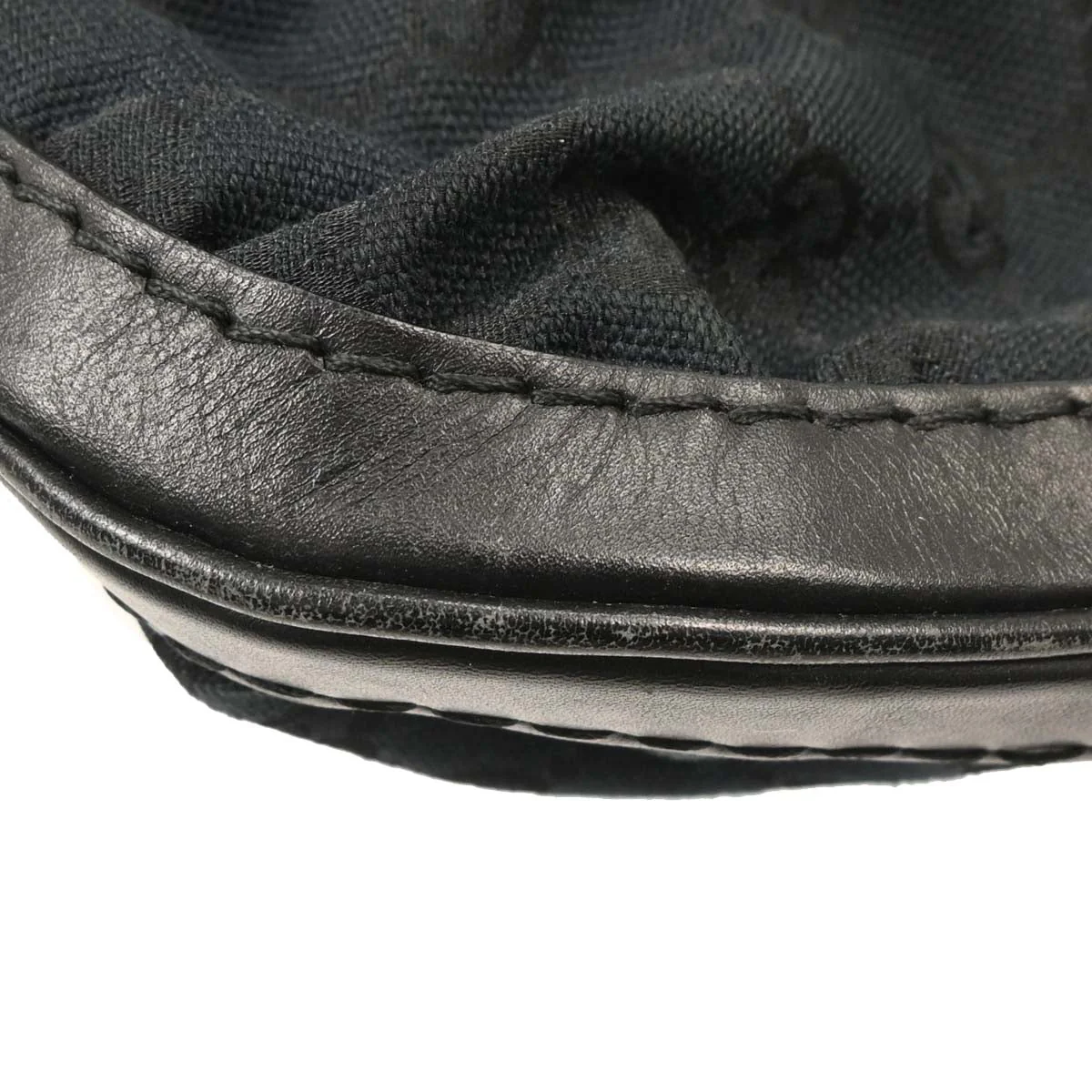 Gucci Black Canvas GG Queen Hobo Handbag - Image 5