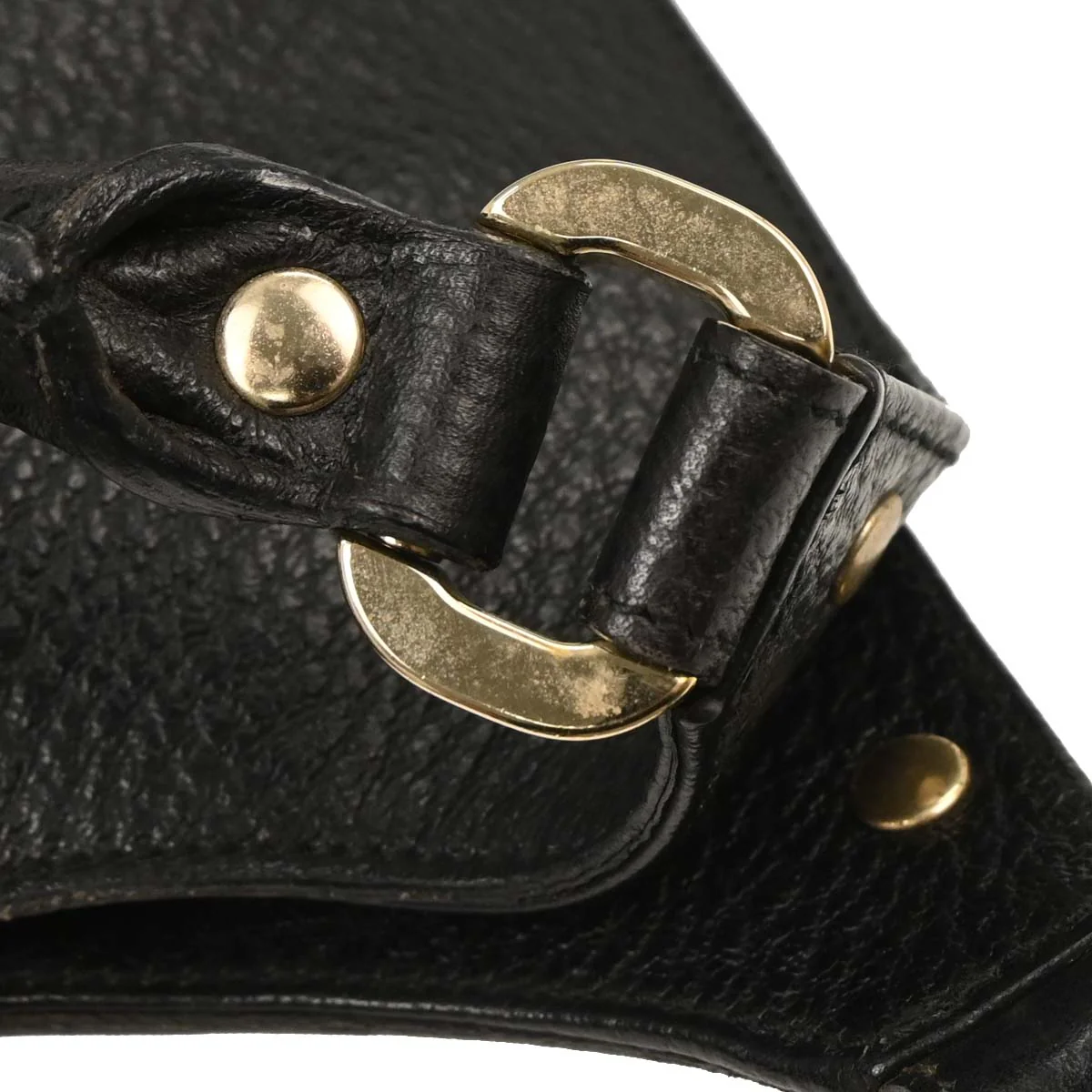 Gucci Black Leather Handbag - Image 5