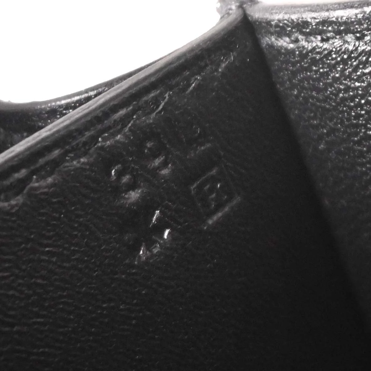 Hermes * Black Box Calf Lizard Constance 23 Shoulder Bag - Image 10