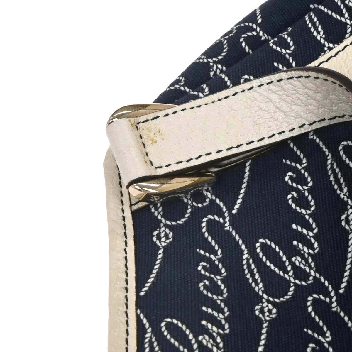 Gucci Navy Canvas Abbey Hobo Handbag - Image 7