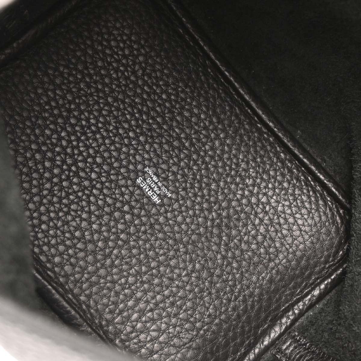 Hermes Black Taurillon Clemence Picotin Lock 18 PM Handbag - Image 8