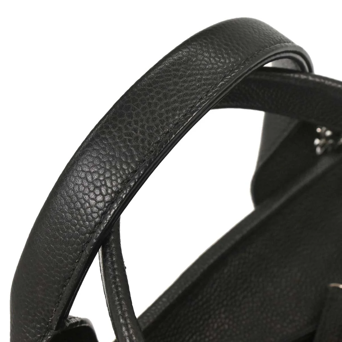 Chanel 2014-2015 Black Caviar Bowling Bag - Image 4