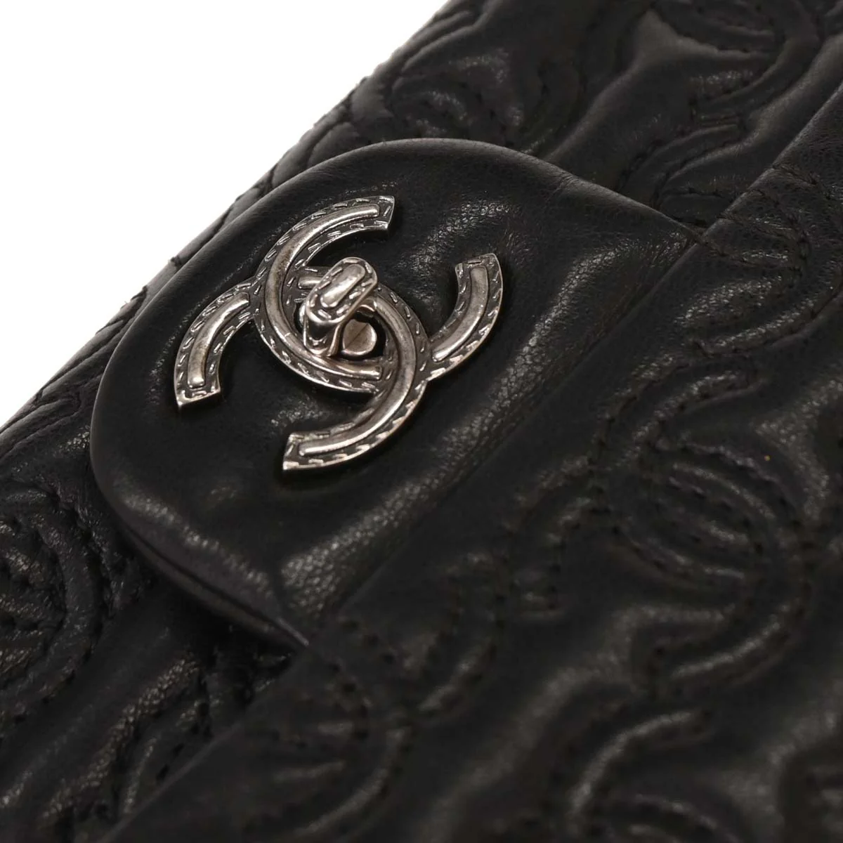 Chanel 2016-2017 Black Lambskin Mini Classic Square Flap Bag 17 - Image 5