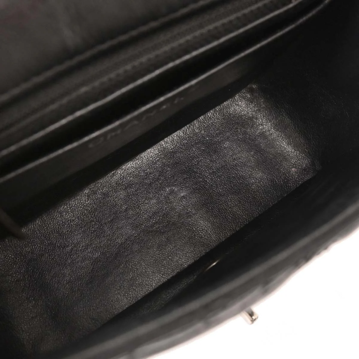 Chanel 2016-2017 Black Lambskin Mini Classic Square Flap Bag 17 - Image 7
